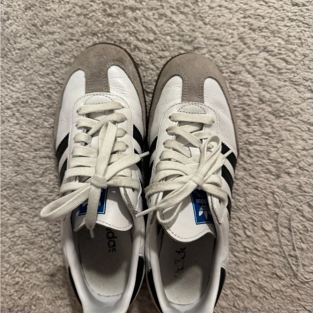 Adidas Samba OGWhite and Black Sneakers - Picture 2 of 4